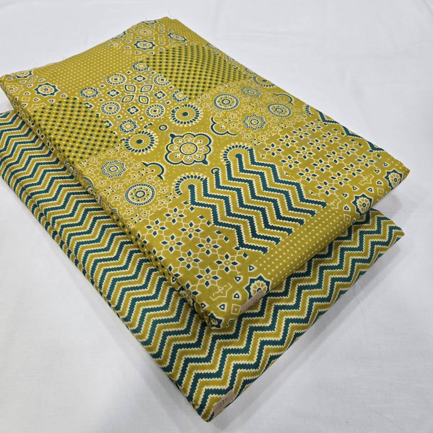 TRADITIONAL HAND BLOCK PRINT COTTON TOP AND BOTTOM SET (2PCYS129)
