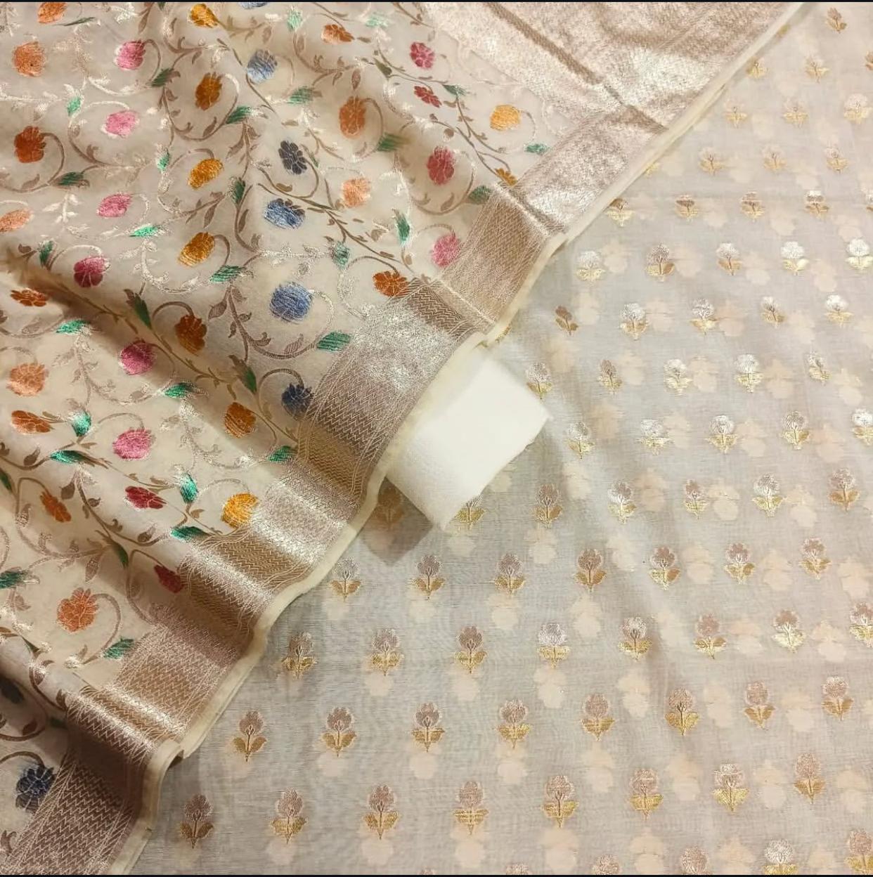 EXCLUSIVE BANARASI PURE MERCERISED SUIT (BPMYS013)