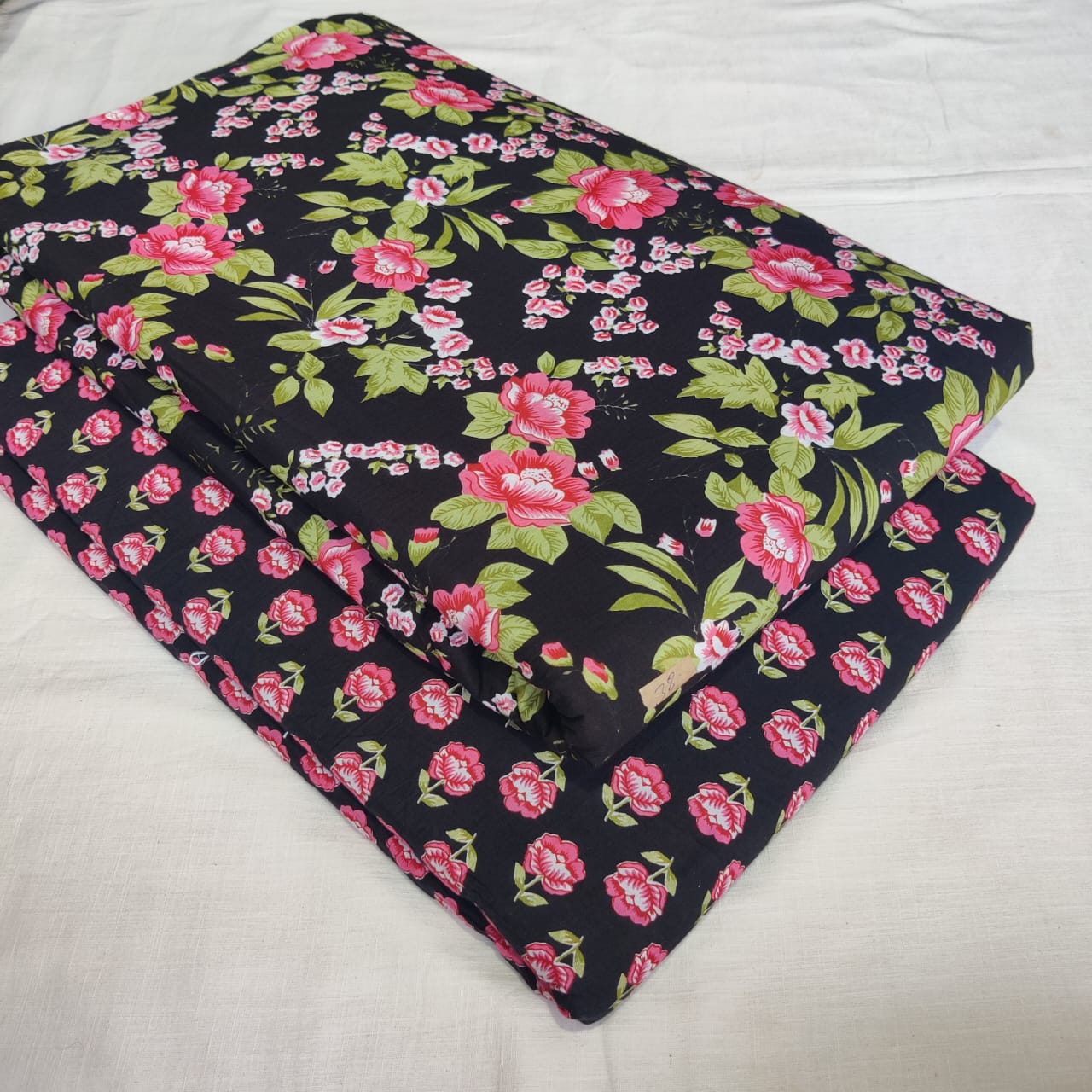 TRADITIONAL HAND BLOCK PRINT COTTON TOP AND BOTTOM SET (2PCYS138)