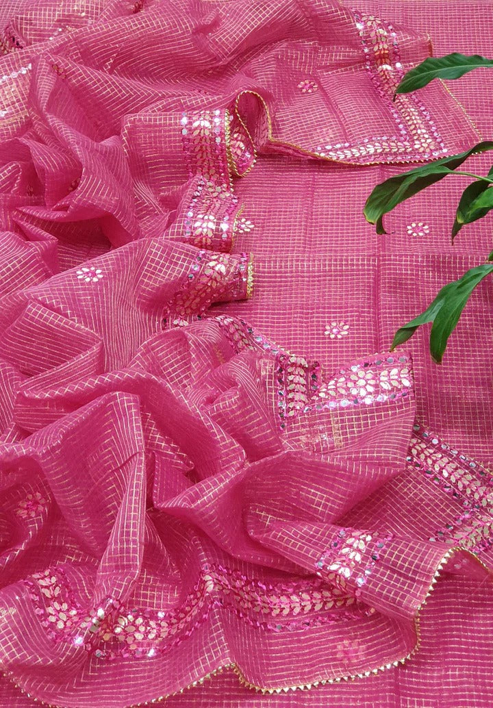 YUVI STYLE FULL KOTA DORIYA TOP AND DUPTTA SUIT SET (FKDYS71)