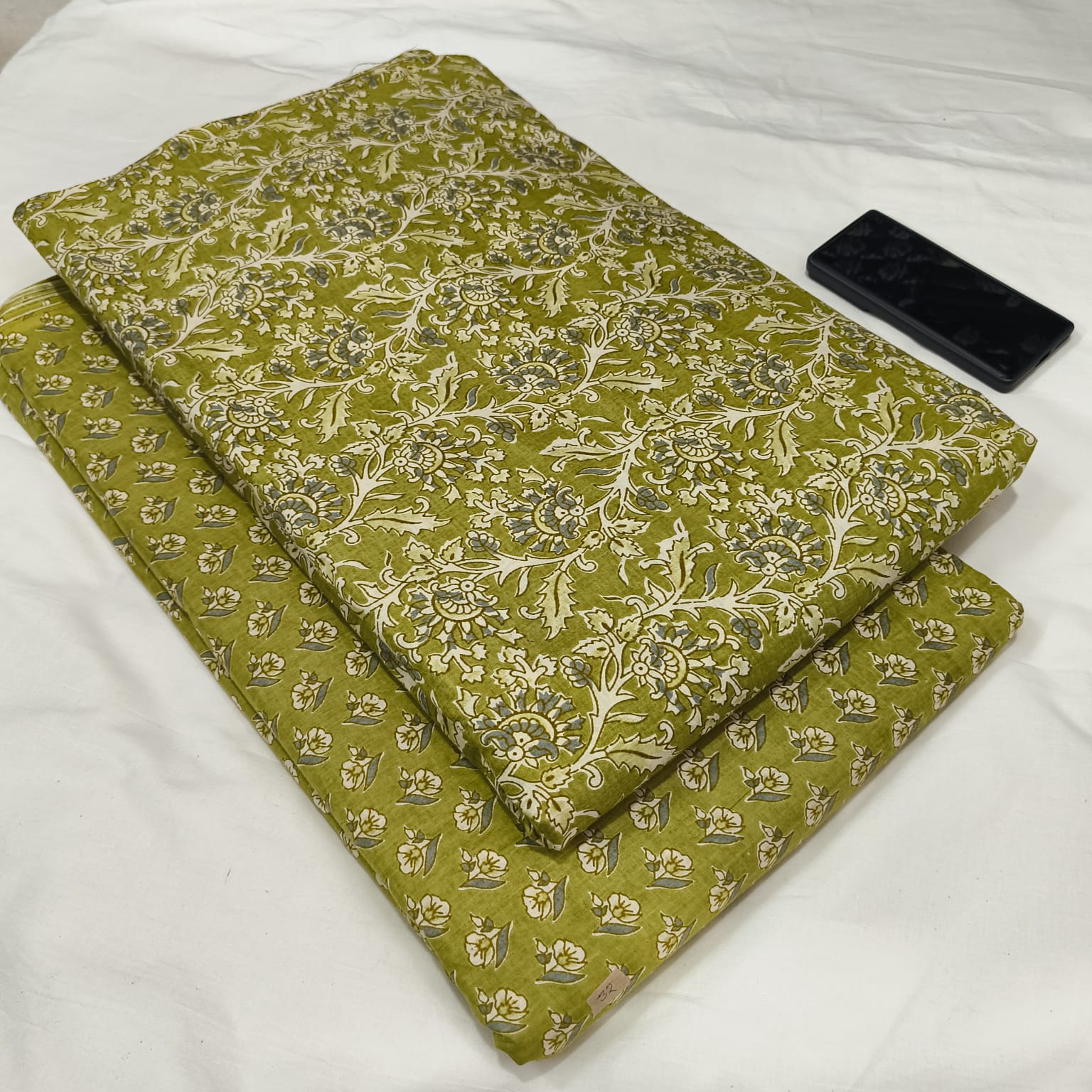 Traditional Hand block print Cotton top and bottom set (2PCYS26)