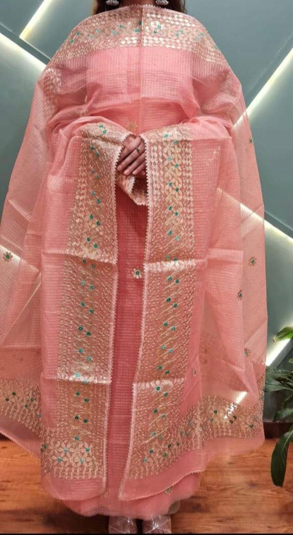 YUVI STYLE FULL KOTA DORIYA TOP AND DUPTTA SUIT SET (FKDYS60)