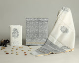 TRADITIONAL HAND BLOCK CHANDERI SILK SUIT SET WITH CHANDERI DUPATTA (CHDYS181)